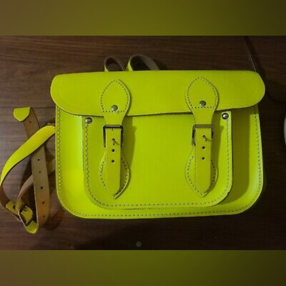 The Cambridge Satchel Company 11" neon bag